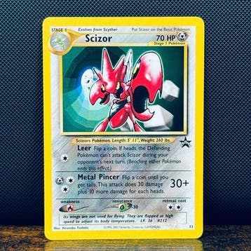 Pokémon Card - Scizor Black Star Promo 33 – Pokémon, Nieuw