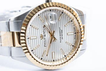 Philip Watch - Caribe Urban - Tapestry dial - Gold/silver -