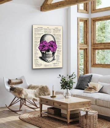 Eric Brumette - VANITY SKULL FACTORY - Toile L - LIMITED
