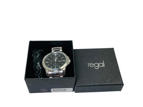 Veiling - Regal Sweden | Zilverkleurig Horloge & Armband Set, Handtassen en Accessoires, Horloges | Heren