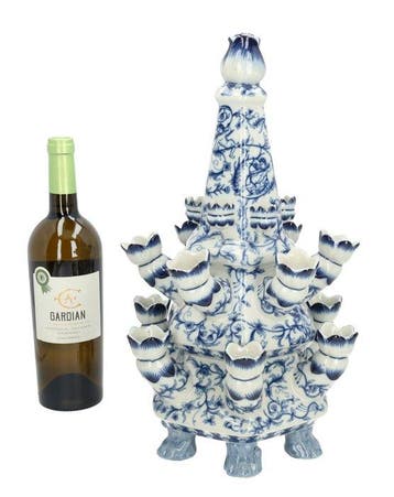 Vaas - Porselein - Tulip Vase, Antiek en Kunst