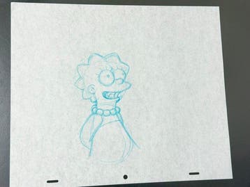 Gracie Films - Originele animatietekening van Lisa Simpson,, Cd's en Dvd's, Nieuw in verpakking