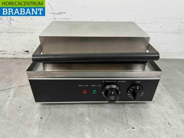 HCB RVS Wafelijzer Corndog ijzer 6 wafels sticks 230V Horeca, Ophalen of Verzenden, Nieuw in verpakking