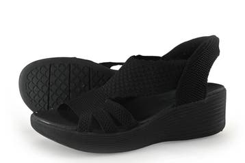 Skechers Sleehakken in maat 38 Zwart, Kleding | Dames, Skechers, Verzenden, Zwart, Zo goed als nieuw
