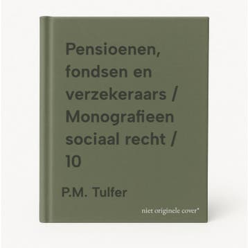 Pensioenen, fondsen en verzekeraars / Monografieen sociaal, Boeken, Verzenden, Gelezen, P.M. Tulfer
