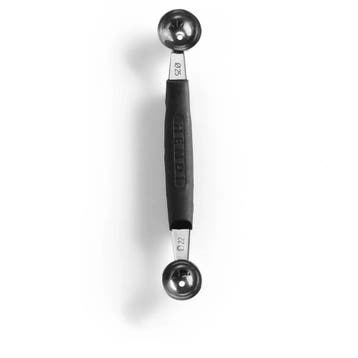 Meloenbolletjeslepel | RVS | Zwart | Lengte 165mm HENDI, Verzenden, Nieuw in verpakking