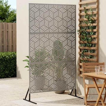 vidaXL Privacyscherm 100 x 50 x 180 cm Gegalvaniseerd staal, Jardin & Terrasse, Verzenden