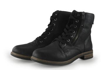 Rieker Veterboots in maat 39 Zwart, Kleding | Dames, Schoenen, Verzenden, Zwart, Overige typen, Gedragen