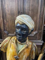 Lanterne - Grand Moor vénitien - bois polychrome et verre