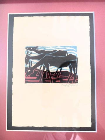 Félix Cuadrado Lomas (1930-2021) - Mulas, Antiek en Kunst