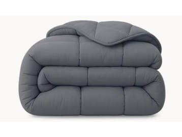 Veiling - HappyBed Jersey Antracite 140x200 dekbed, Huis en Inrichting, Slaapkamer | Beddengoed, Nieuw