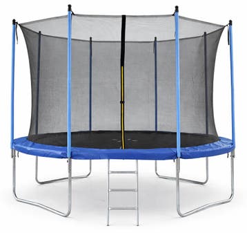 Ronde trampoline 366cm | Tweede kansje | OP = OP, Verzenden, Zo goed als nieuw