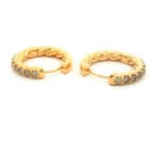 Sans prix de réserve - Boucles doreilles Argent, Plaqué or