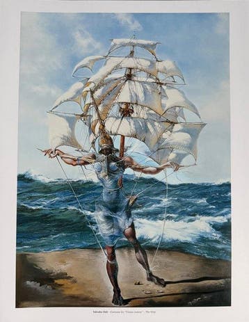 Salvador Dalí (after) - Costume for Tristan Insane - The