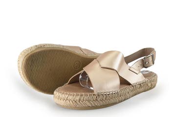 Sacha Espadrilles in maat 39 Goud, Kleding | Dames, Schoenen, Espadrilles, Overige kleuren, Verzenden, Zo goed als nieuw