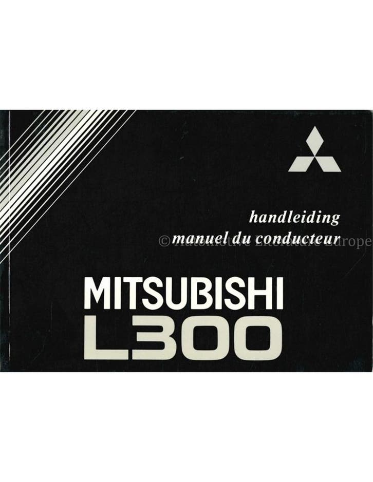 1998 MITSUBISHI L300 INSTRUCTIEBOEKJE NEDERLANDS | FRANS, Autos : Divers, Modes d'emploi & Notices d'utilisation
