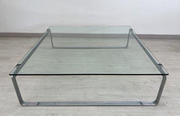 Vittorio Introini - Salontafel - Glas, Metaal