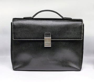 Burberry - Structured Leather - Porte-documents, Bijoux, Sacs & Beauté