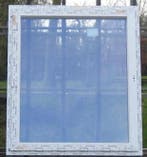 pvc raam , chassis , venster , kozijn 121 x 141 wit, 75 tot 150 cm, Kunststof, Raamkozijn, Nieuw