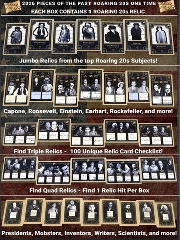 2026 Pieces of the Past: Roaring 20’s One Time Edition