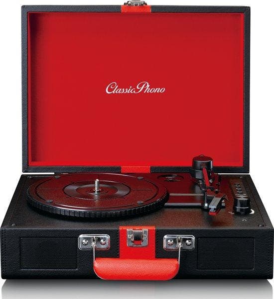 Classic Phono TT-110 - Platenspeler met bluethooth en Speake, TV, Hi-fi & Vidéo, Tourne-disques, Envoi