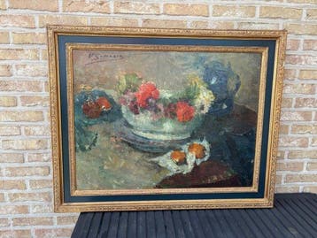 Victor Simonin (1877-1946) - Stilleven, Antiquités & Art