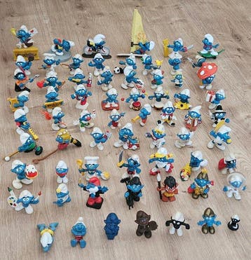 Bully, Schleich, Peyo - Speelgoed figuur Schlumpffiguren