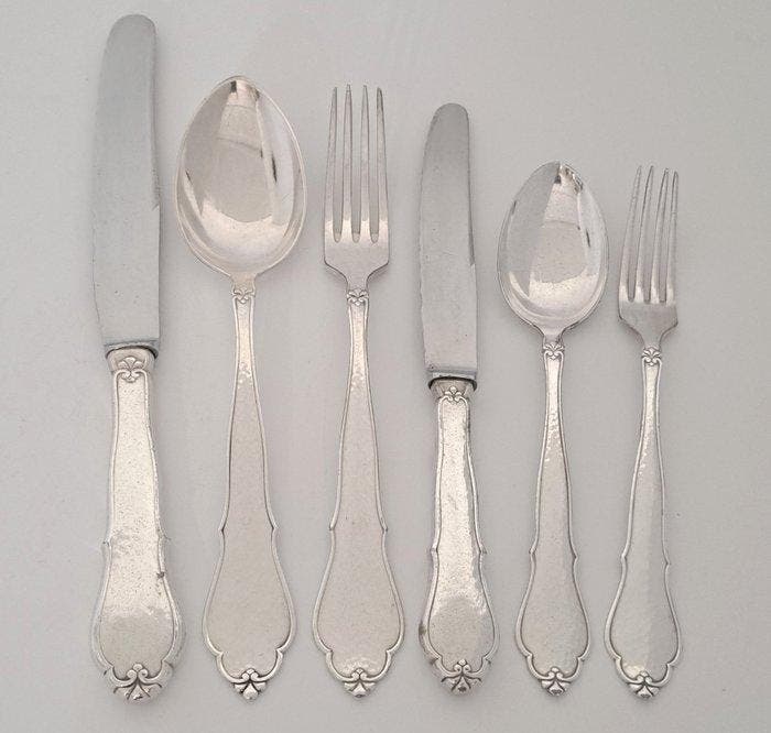 GERO - Georg Nilsson - Ménagère (100) - inclut 20x devis de, Antiquités & Art, Art | Objets design