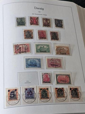 Colonies allemandes - Beau lot Danzig..lEmpire allemand