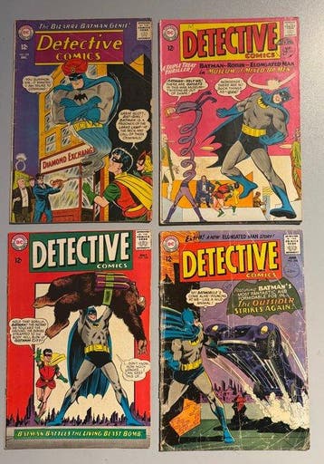 Detective Comics # 322, 331, 339, 340, 349, 350, 351, 352