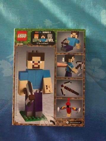 Lego Set - 21148 - Minecraft - Steve & Parrot