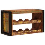 vidaXL Wijnrek Bruin 80 x 45 x 33 cm Massief hergebruikt, Verzenden, Nieuw