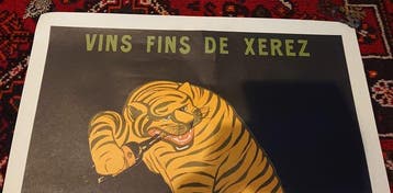 Leonetto Cappiello, after - Cappiello,cartel tigre Vinos de