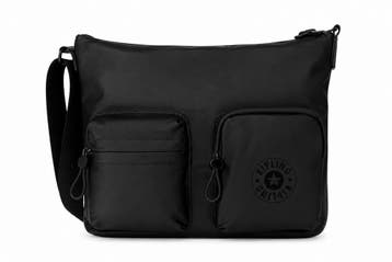 Kipling Schoudertas Zwart, Handtassen en Accessoires, Tassen | Damestassen, Verzenden, Zo goed als nieuw, Zwart