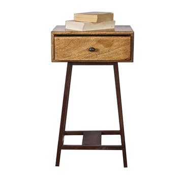 WOOOD Skybox Sidetable - Hout/Metaal — nieuw, Verzenden, Nieuw