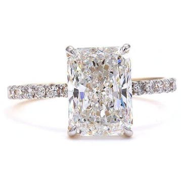 Zonder minimumprijs - Ring - 18 karaat Geel goud - 3.49ct.