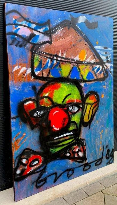 Herman Brood (1946-2001) - Circus, Antiquités & Art, Art | Peinture | Moderne