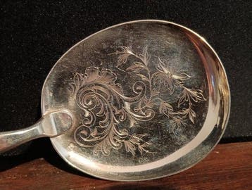 Eusèbe Callot - Pelle à tarte - Argent 950 - FRANCIA MINERVA