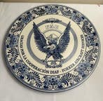 Delft, Plateelbakkerij - Assiette murale - Faïence - Fokker, Antiek en Kunst