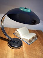 Gebogen tafellamp - Metaal, Chroom, Plastic