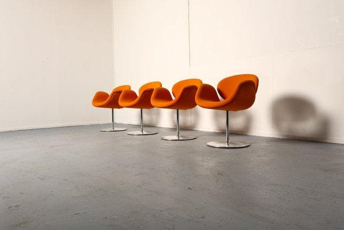 Artifort - Pierre Paulin - Eetkamerstoel (4) - Little Tulip, Antiek en Kunst, Kunst | Designobjecten