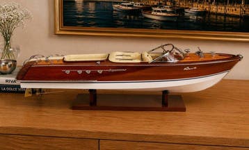 Riva Aquarama maquette de luxe bois modelisme 67cm 1:14 -