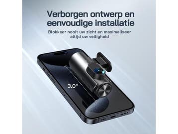 Veiling - WOLFANG Dashcam Auto Voor Achter 4K WiFi  - 170°