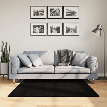vidaXL Vloerkleed HUARTE laagpolig zacht wasbaar 120x120 cm, Verzenden