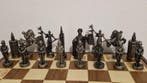Schaakspel - Spanish Toledo Medieval Chess Set - Metaal