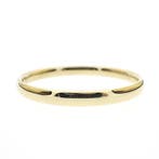 Gouden gladde slavenarmband; Maat M/L, Ophalen of Verzenden, Gebruikt, Overige kleuren, Goud