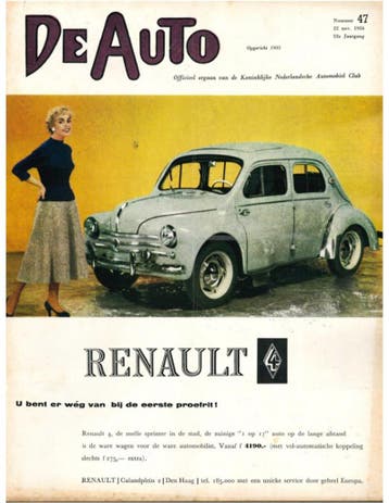 1956 DE AUTO MAGAZINE 47 NEDERLANDS, Nieuw