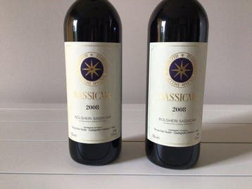 2008 Tenuta San Guido, Sassicaia - Super Tuscans - 2, Verzamelen, Wijnen, Nieuw