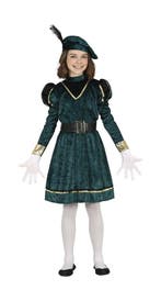 Pietenpak Jurk Kind Groen/Goud, Verzenden