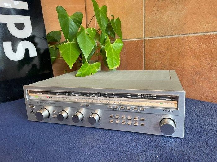 Philips - F5213 Solid state stereo receiver, TV, Hi-fi & Vidéo, Radios